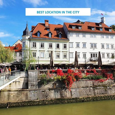 Riverside Elegance Ljubljana Eksteriør bilde